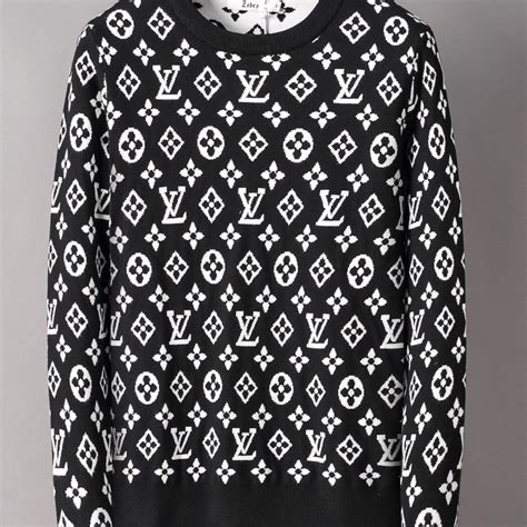 black louis vuitton sweater|louis vuitton sweater dhgate.